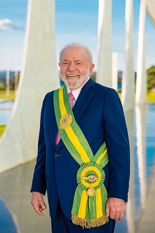 Retrato oficial de Luiz Inácio Lula da Silva, por Ricardo Stuckert